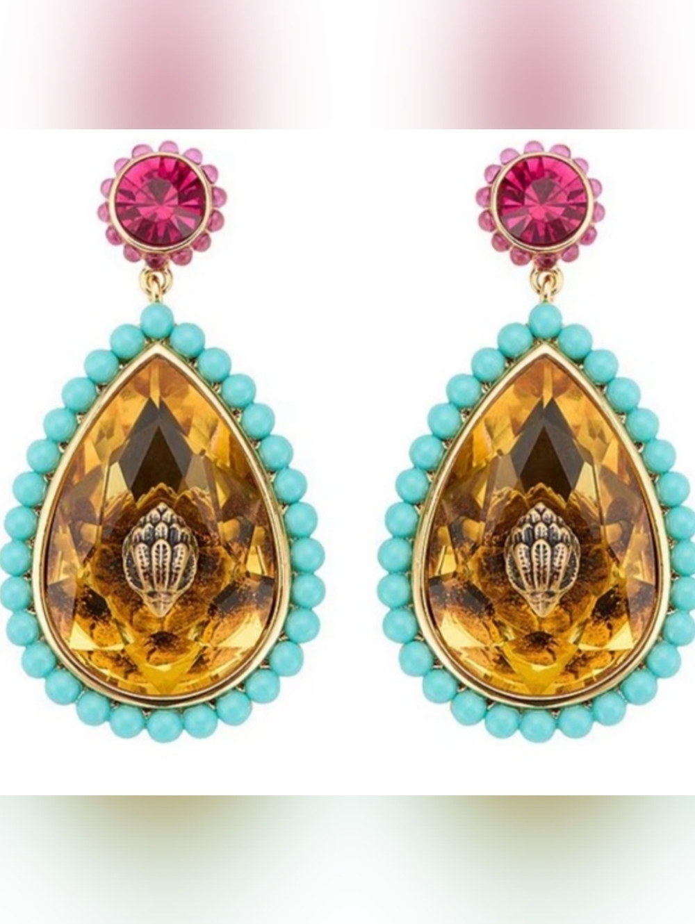 Kurt Geiger Statement Earrings– Bougie, Bold & Slightly Dangerous (Says My Dog) - Picture 2 of 9